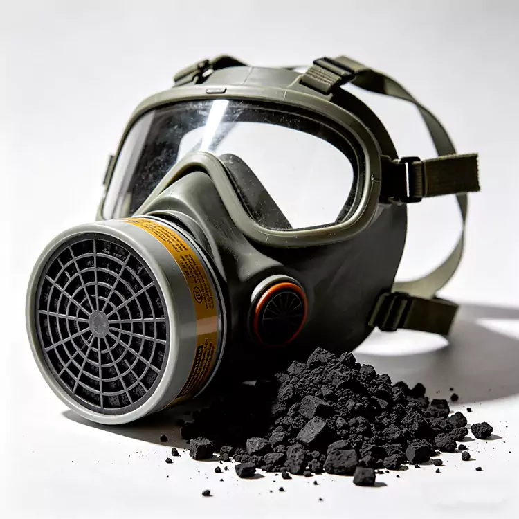 Respirator in plinska maska ​​Carbon